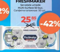 Freshmaker Șervețele umede Multi-Surface 50buc