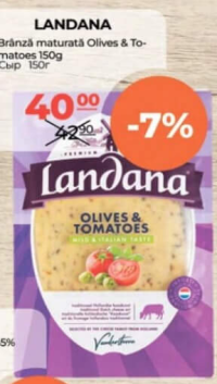 Landana Brânză maturată Olives & Tomatoes 150g