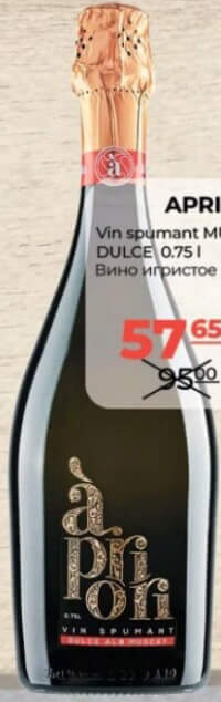 APRIORI Vin spumant MUSCAT DULCE 0.75l