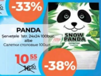 Panda Șervețele 1str 100buc