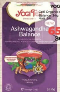 YOGI TEA Ceai Organic Ashwagandha Balance 34g
