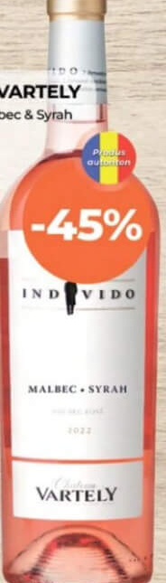 Chateau Vartely Vin Individo Malbec & Syrah sec roze 0.75l