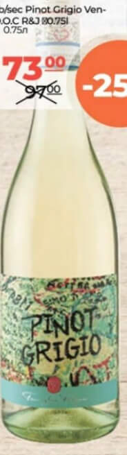 Pasqua Vin alb/sec Pinot Grigio Venezia D.O.C R&J 0.75l