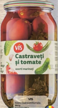 Vis Asorti Castraveți/tomate 980g