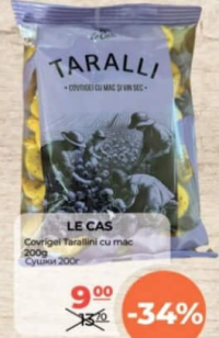 Le Cas Covrigei Tarallini cu mac 200g