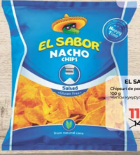 EL SABOR Nacho Chips Salted 100g