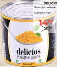 Delicios Porumb conservat 425g