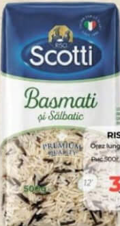 Riso Scotti Orez lung sălbatic 500g