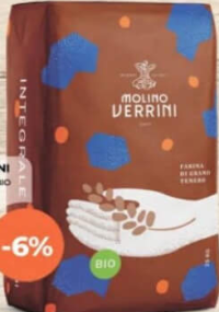 Molino Verrini Făină de grâu integrală BIO 1kg