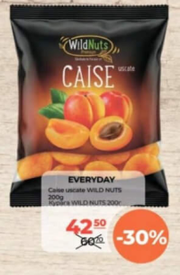 Wild Nuts Caise uscate 200g