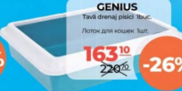 Genius Tavă drenaj pisici 1buc