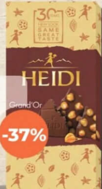 Heidi Ciocolată alune/amăruie 100g