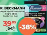 Dr. Beckmann Șervețele revitalizarea culorii negre 6buc.