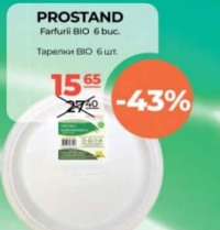 PROSTAND Farfurii BIO 6 buc.
