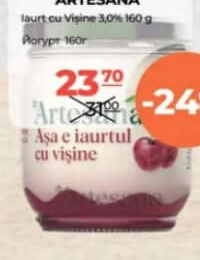 Artesana Iaurt cu Vișine 3.0% 160g