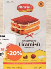Marini Kit Completo Tiramisu 220g