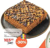 Tortă cu nuci și miere 1kg