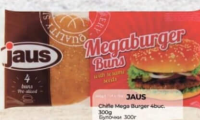 JAUS Megaburger Buns 4buc 300g