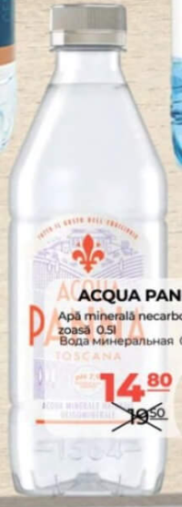 Acqua Panna Apă minerală necarbogazoasă 0.5l