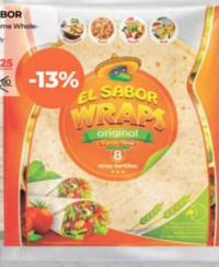 EL SABOR Tortilla Famili Time Wholemeal 367g