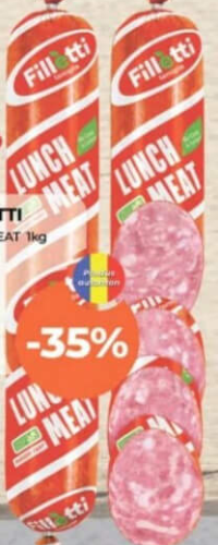 Filletti Parizer Lunchmeat 1kg