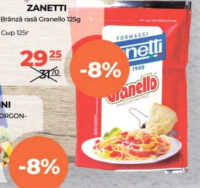 Zanetti Brânză rasă Granello 125g