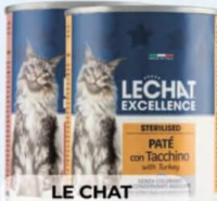Le Chat Excellence Hrană pisici Sterilized Curcan 400g