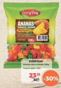 EveryDay Ananas cuburi colorate 200g