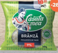 CĂSUȚA MEA Brânză de vaci 9% 250g