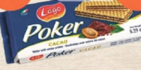 LAGO Napolitane POKER COCOA 150g