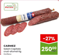 CARMEZ Salam Capitala crud-afumat Kg