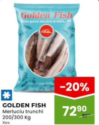 Golden Fish Merluciu trunchi 200/300 Kg
