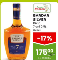 Bardar Silver Divin 7 ani 0.5L