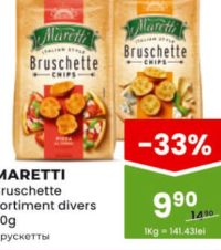 MARETTI Bruschette sortiment divers 70g