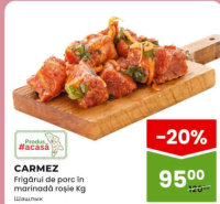 CARMEZ Frigărui de porc în marinadă roșie Kg