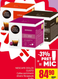 NESCAFE DOLCE GUSTO Cafea sortiment divers 16capsule