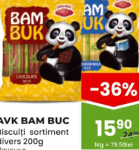 AVK BAM BUK Biscuiți sortiment divers 200g
