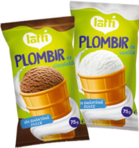 LATTI Înghețată Plombir vanilie/ciocolată 75g