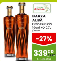 Barza Albă Divin Bucuria 10 ani XO 0.7L