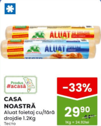 Casa Noastră Aluat foietaj cu/fără drojdie 1.2Kg