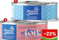 PORTO MARE Ton mărunțit sortiment divers 140g