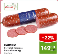 CARMEZ Servelat Boieresc fiert-afumat Kg