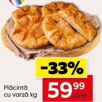 Plăcintă cu varză kg