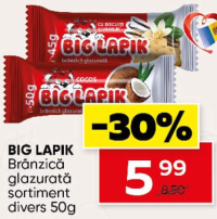 Big Lapik Brânzică glazurată sortiment divers 50g