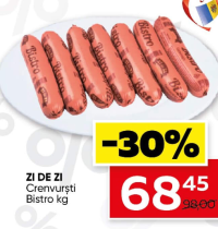 ZI DE ZI Crenvurști Bistro kg
