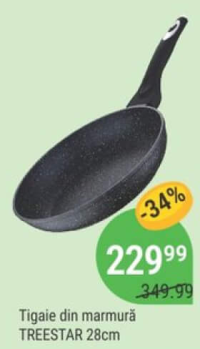 Tigaie din marmură TREESTAR 28cm