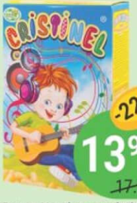 Cristinuța/Cristinel Bastonașe de porumb dulci 120g