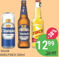 Chișinău/Finch Bere blondă 500ml