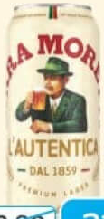 Bere Birra Moretti, 0.33l