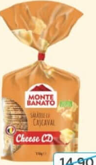 Monte Banato Sărățele cu Cașcaval, 110g